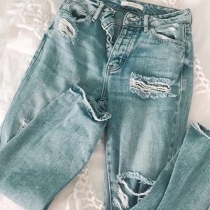 pacsun mom jeans